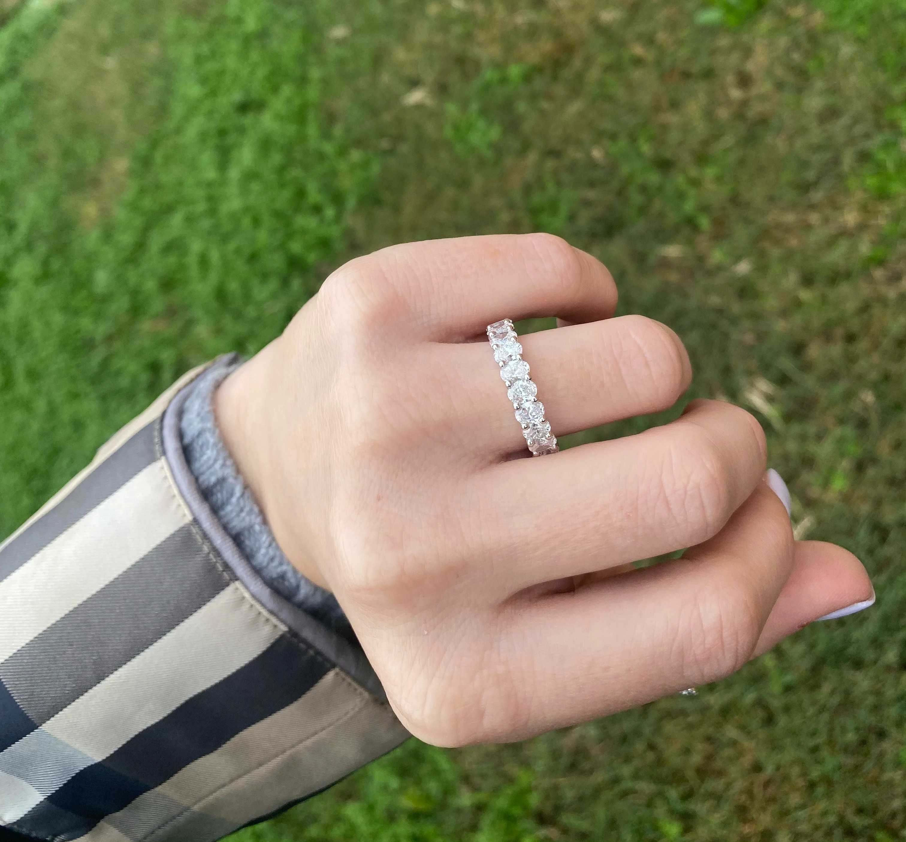 Giselle Diamond Oval Band | RW Fine Jewelry