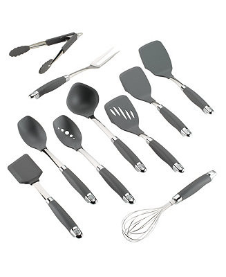 Anolon SureGrip Nylon Nonstick Kitchen Utensil 10-Pc. Set - Macy's | Macy's