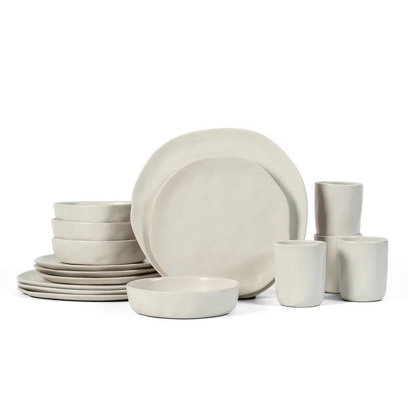 Stone by Mercer Project Hekonda 32-Piece Dinnerware Set Stoneware | Wayfair North America