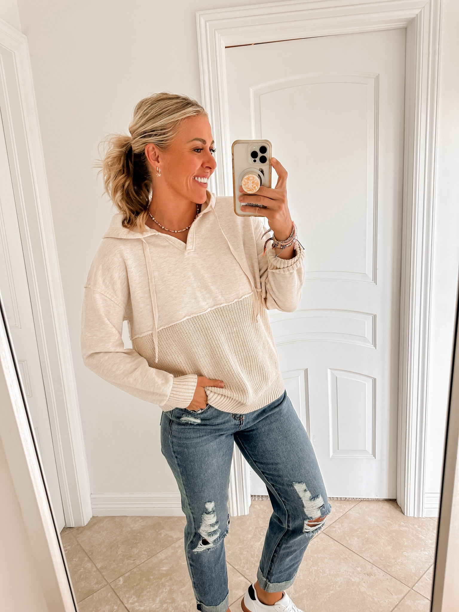 Wearing medium in this pullover from Walmart  

#LTKSeasonal #LTKFallSale #LTKFindsUnder50