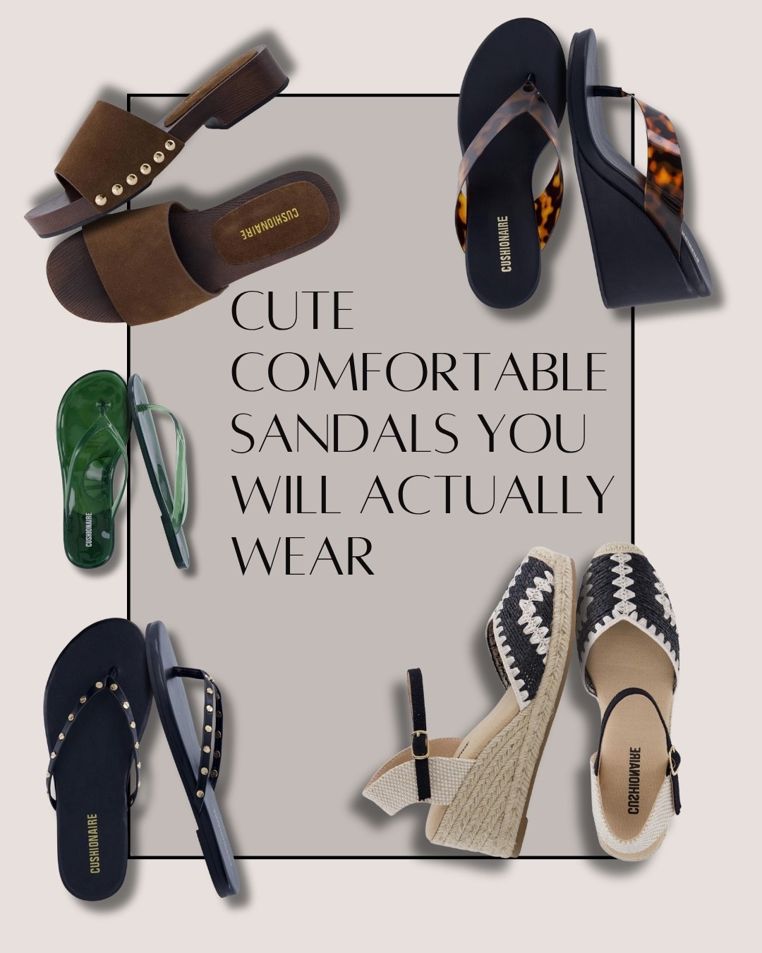 Cute comfortable sandals that don’t make you choose between style and comfort.

I’ve reached the point where comfort comes first, but I still want my shoes to feel pulled together with the rest of my outfit. These are the sandals I’ve found that are easy to walk in, versatile enough for dresses, shorts, and jeans, and comfortable enough to wear all day.

Read the full post on The Tex-Mess for all my favorite comfortable sandal picks.

#LTKShoes #LTKStyle #LTKSummer
#ComfortableSandals #SummerShoes #CasualStyle #EverydayFashion #ComfortMeetsStyle #SandalSeason #SummerWardrobe #TheTexMess #MidlifeStyle #EasyStyle #CuteAndComfortable #WardrobeStaples