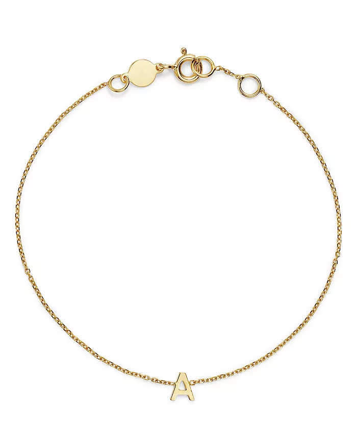 14K Yellow Gold Initial Chain Bracelet | Bloomingdale's (US)