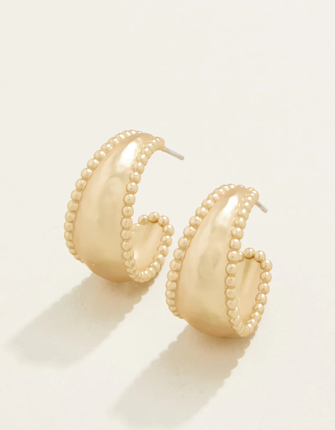 Milly Hoop Earrings Gold | Spartina 449