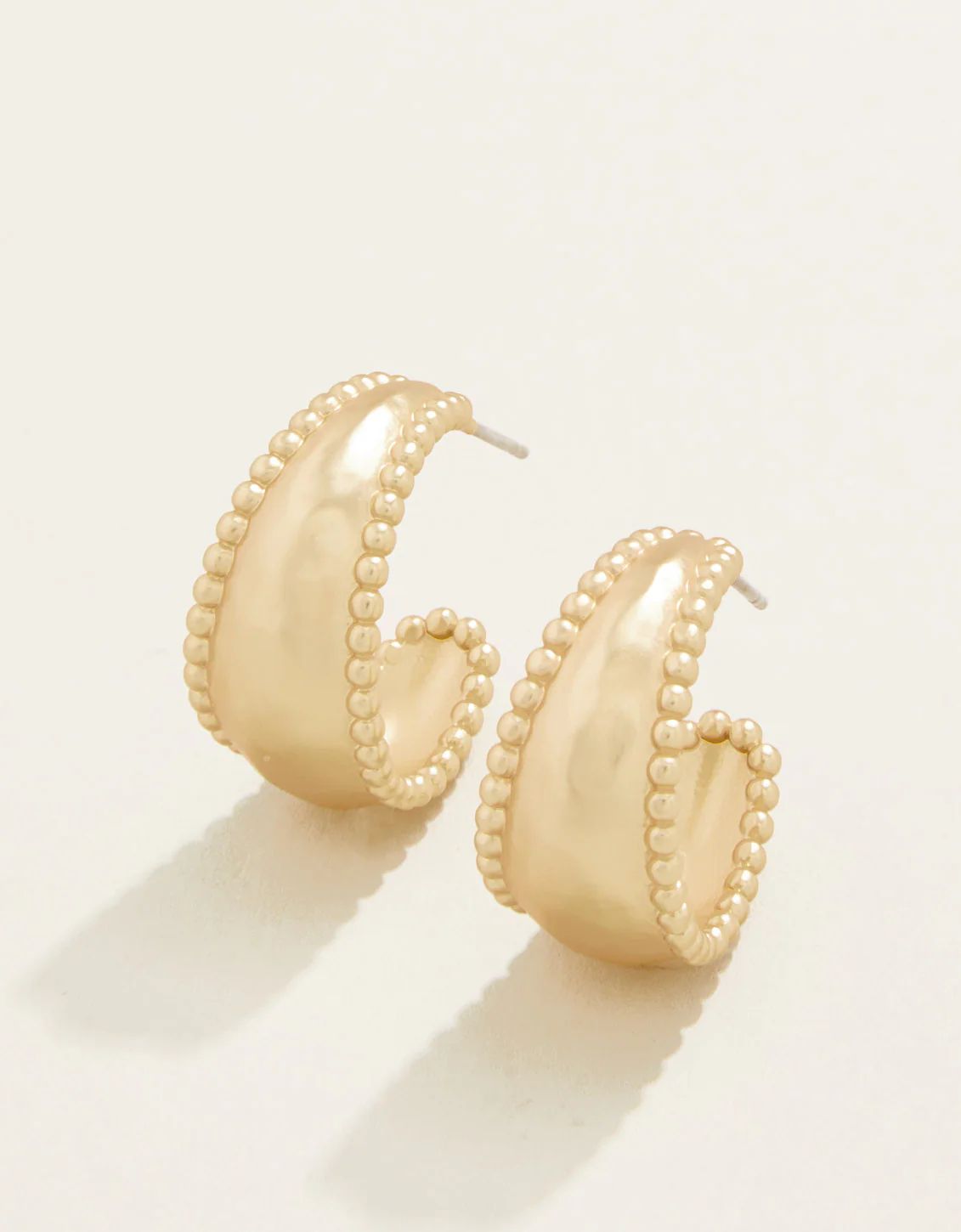 Milly Hoop Earrings Gold | Spartina 449