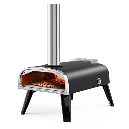 Amazon.com: Outdoor Pizza Oven aidpiza 12" Wood Pellet Pizza Ovens With Rotatable Round Pizza Sto... | Amazon (US)