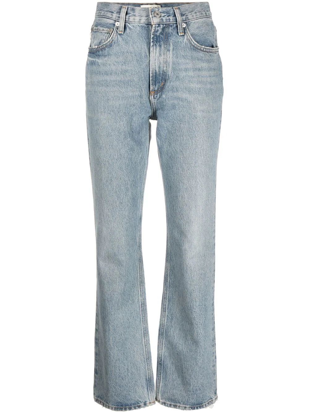 AGOLDE high-rise Bootcut Jeans - Farfetch | Farfetch Global