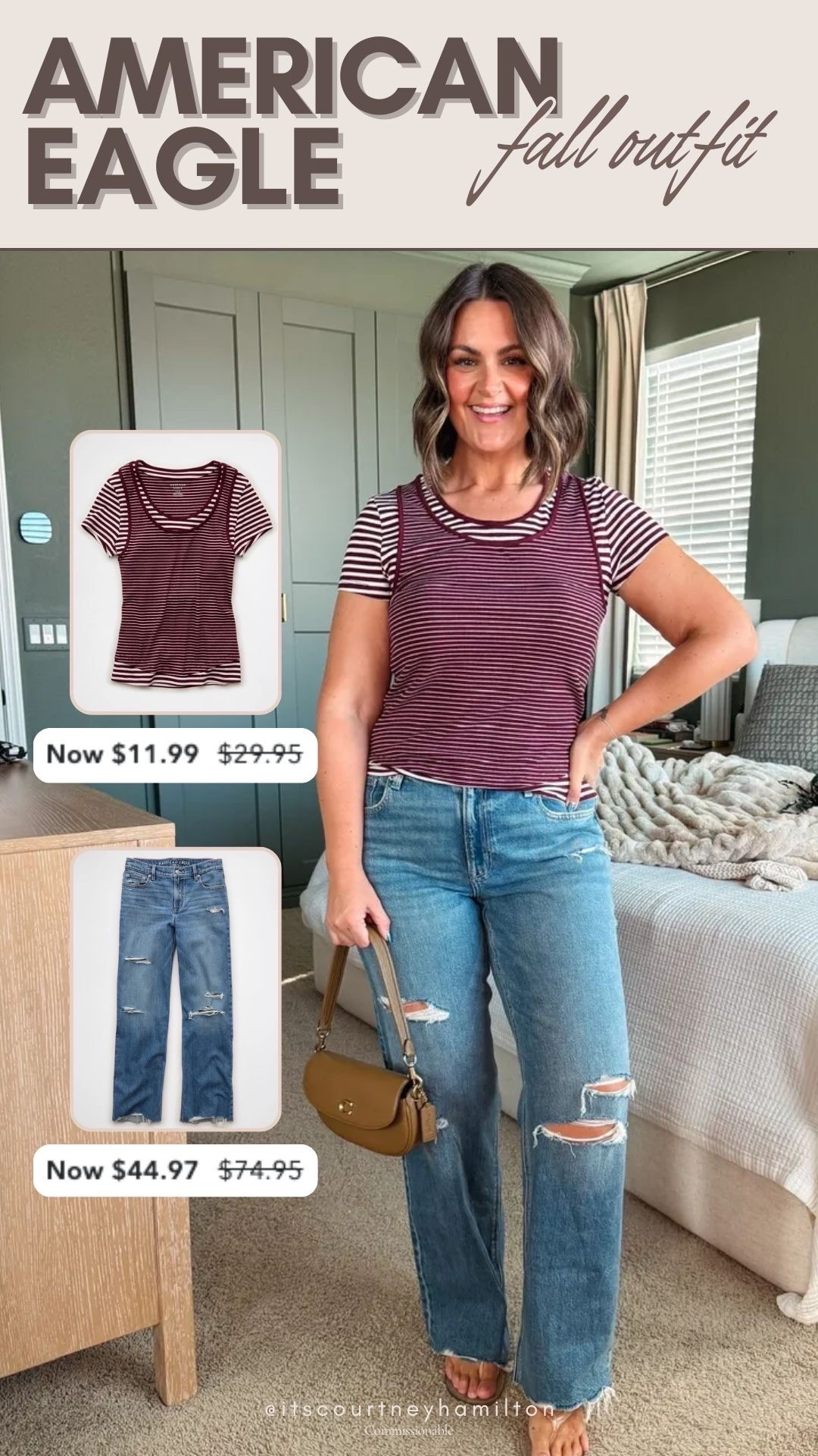 Fall outfit on sale from American Eagle!! Top is a large and jeans are a 12!

Sale alert, watchnow, finds under 100, summer to fall fashion, Courtney Hamilton

#LTKSeasonal #LTKKids #LTKootd
