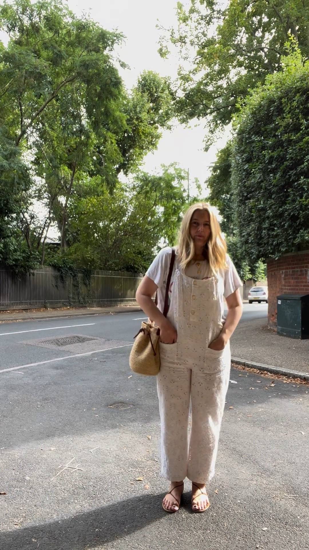 Sezane paris, H&M, Tkees, Free people, Isabel marant, Revolve, white dungarees, white overalls, bucket bag, raffia bag, street style, casual fit

#LTKSeasonal #LTKstyletip #LTKeurope