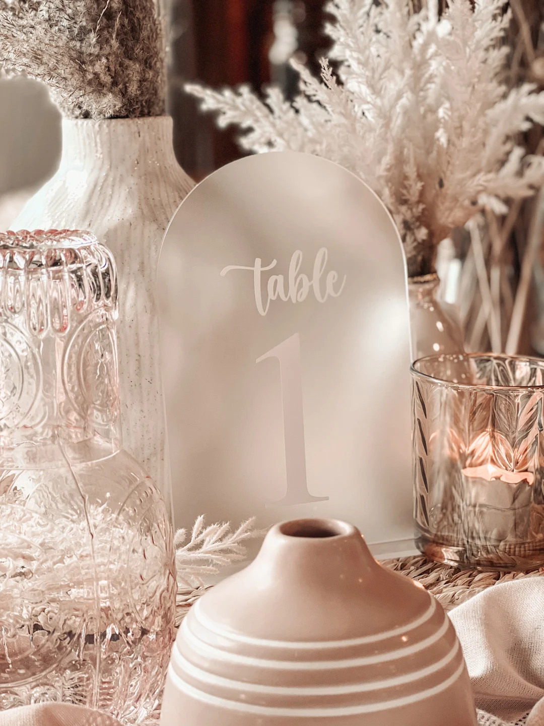 Arch Acrylic Table Number Signs for Weddings, Seating chart, Baby Showers, Wedding decor, Seating... | Etsy (US)