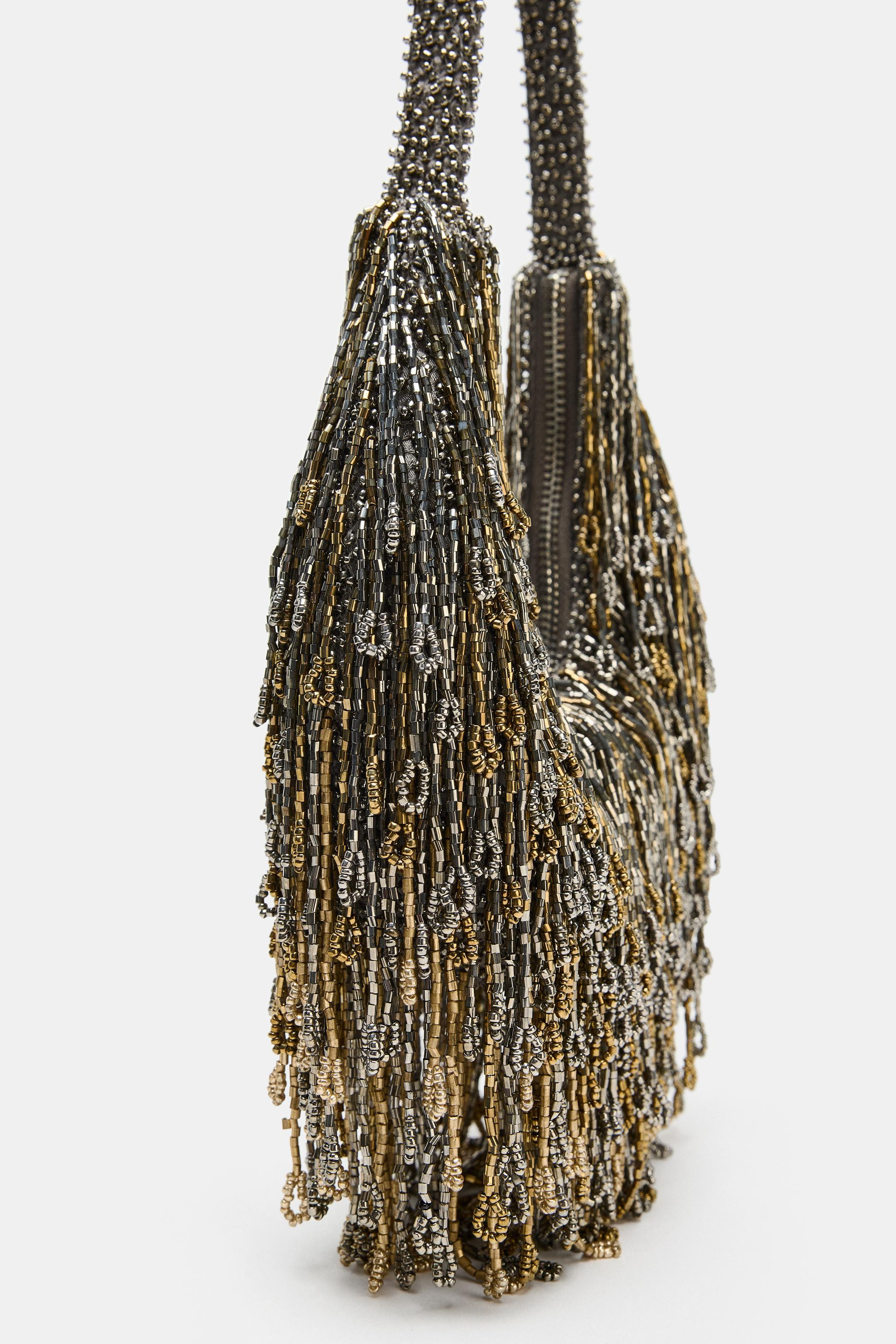 FRINGED SHOULDER BAG | Zara US