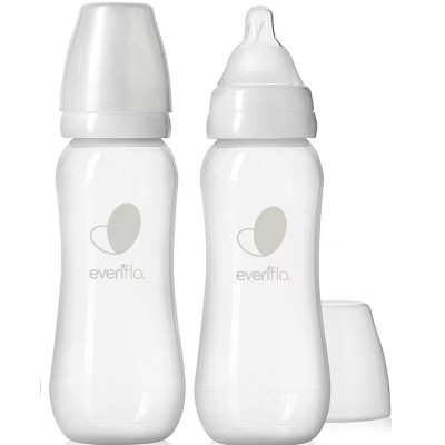 Evenflo Balance Standard-Neck Anti-Colic Baby Bottles - 9oz/2pk: Polypropylene Container, Level 1 Nipple, BPA-Free | Target