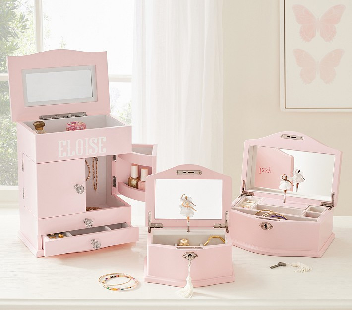 Pink Abigail Jewelry Box Collection | Pottery Barn Kids