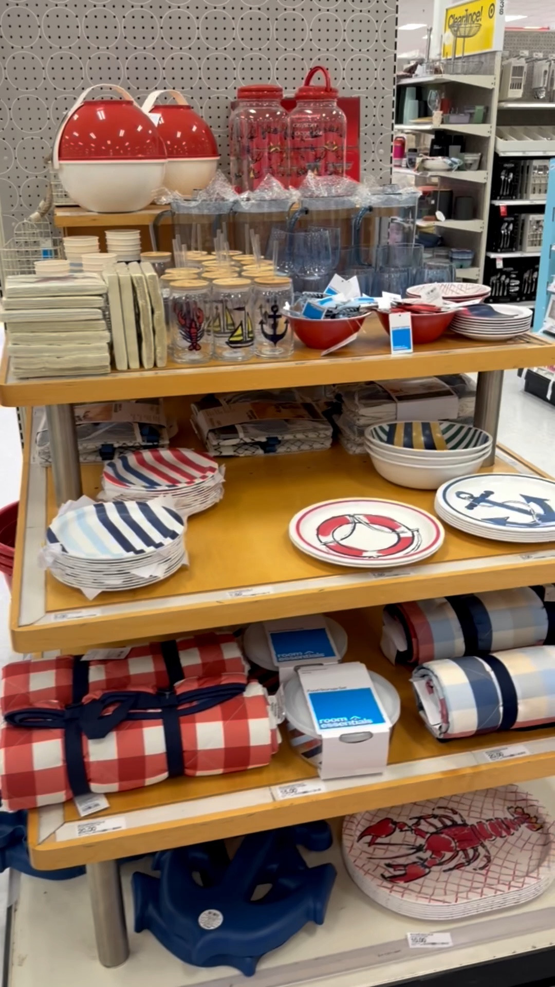 Everything you need for summer dinners. Melamine plates. Maritime theme. Dinner party ideas. 

#LTKHome #LTKSeasonal