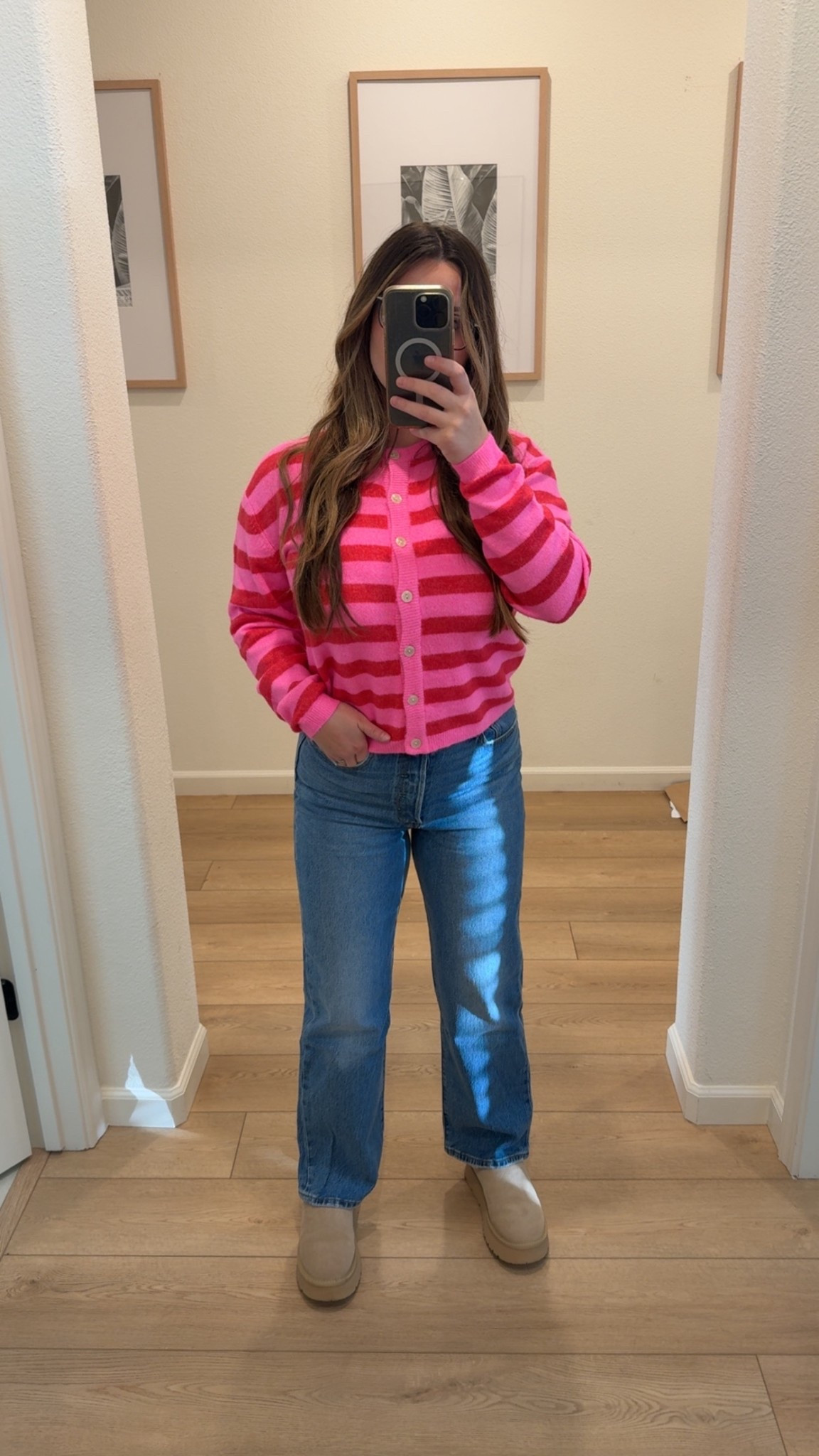 Target Valentines top. Levi Jeans from Amazon. UGG dupe from Amazon. 

#LTKmomlife #LTKootd #LTKSaleAlert