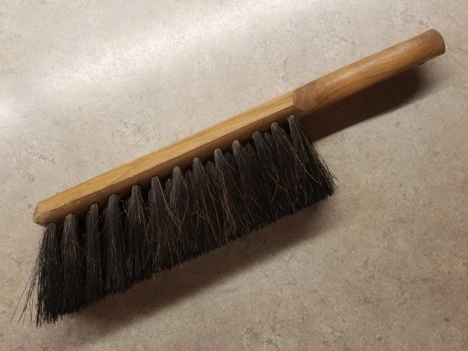 Antique Horse Hair Bench Brush with 13.5” Wooden Wood Handle Vintage | eBay | eBay US