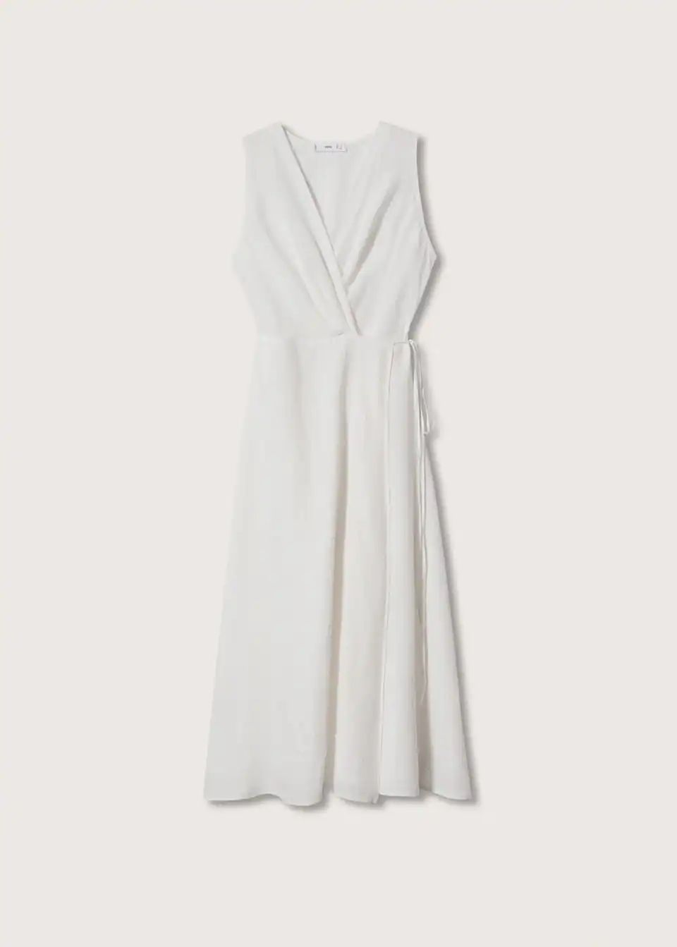 White Linen Dress | MANGO (US)