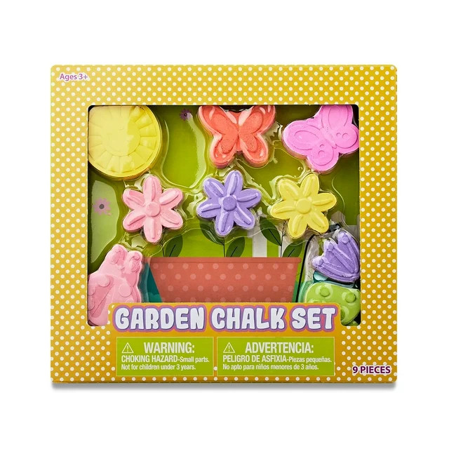 Easter Multicolor Garden Chalk Set, 9 Pieces, by Way To Celebrate | Walmart (US)
