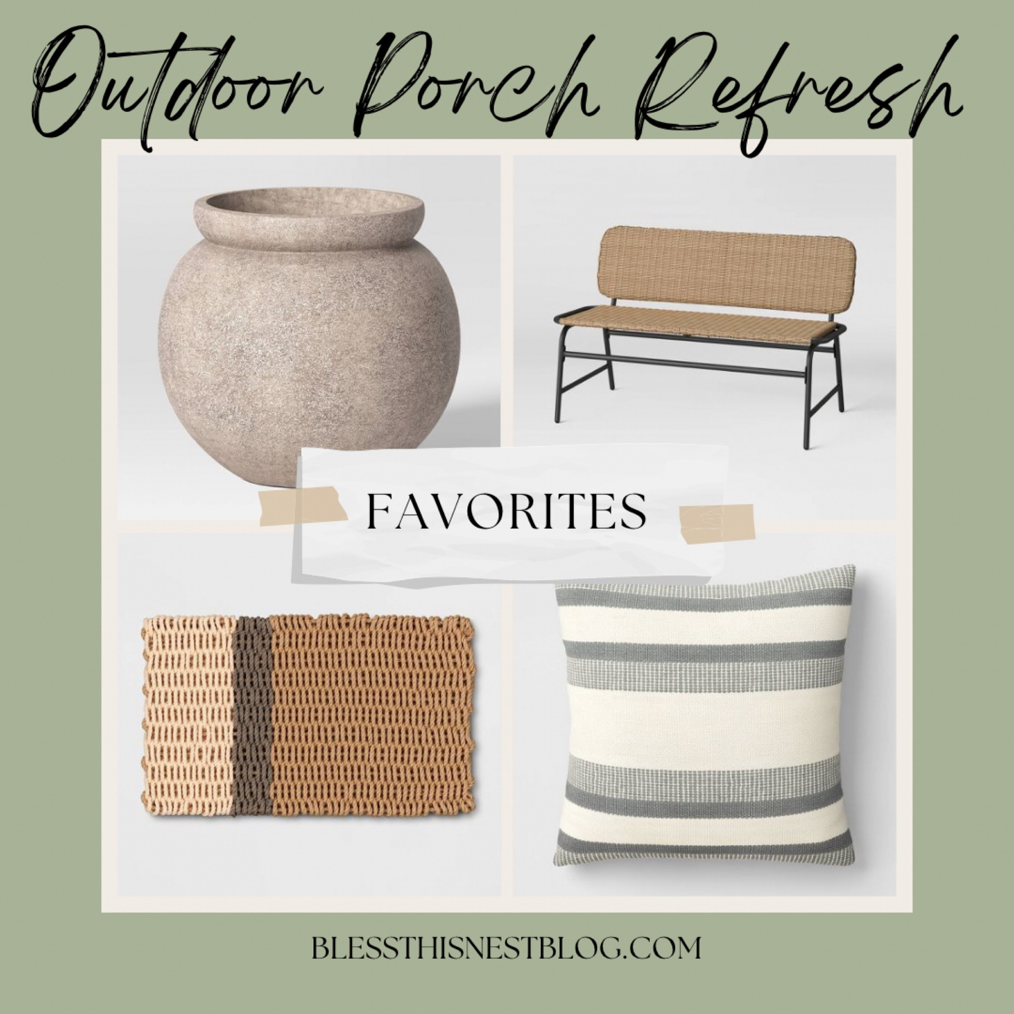 Outdoor porch. Studio McGee outdoor furniture. Target outdoor refresh. Porch refresh. 

#LTKFind #LTKhome