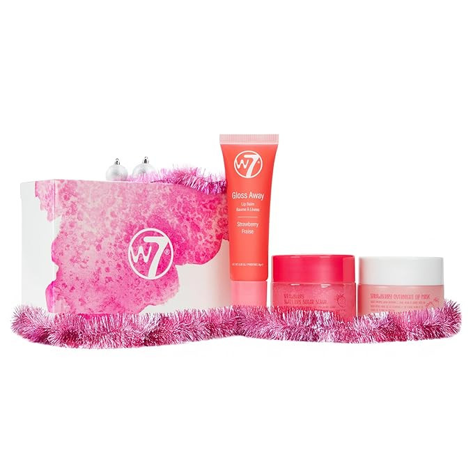 W7 Sweet Dreams Lip Care Trio - 3 Piece Gift Set - Overnight Lip Mask, Lip Balm & Lip Scrub - Str... | Amazon (US)