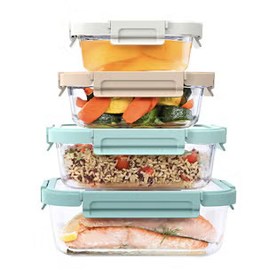 BentGo® Glass Leak-Proof Food Storage White Stone | The Container Store
