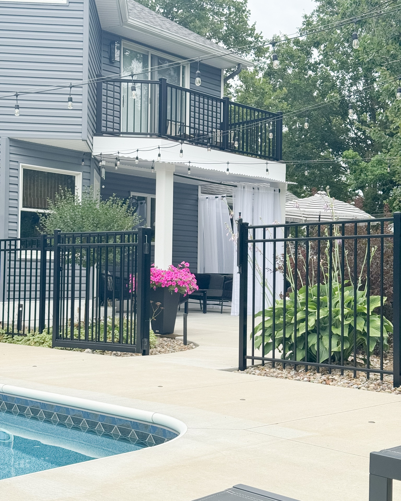 These wispy, breezy outdoor curtains add an element of tropical that we didn’t know we needed!

#LTKSeasonal #LTKselfcare #LTKHome