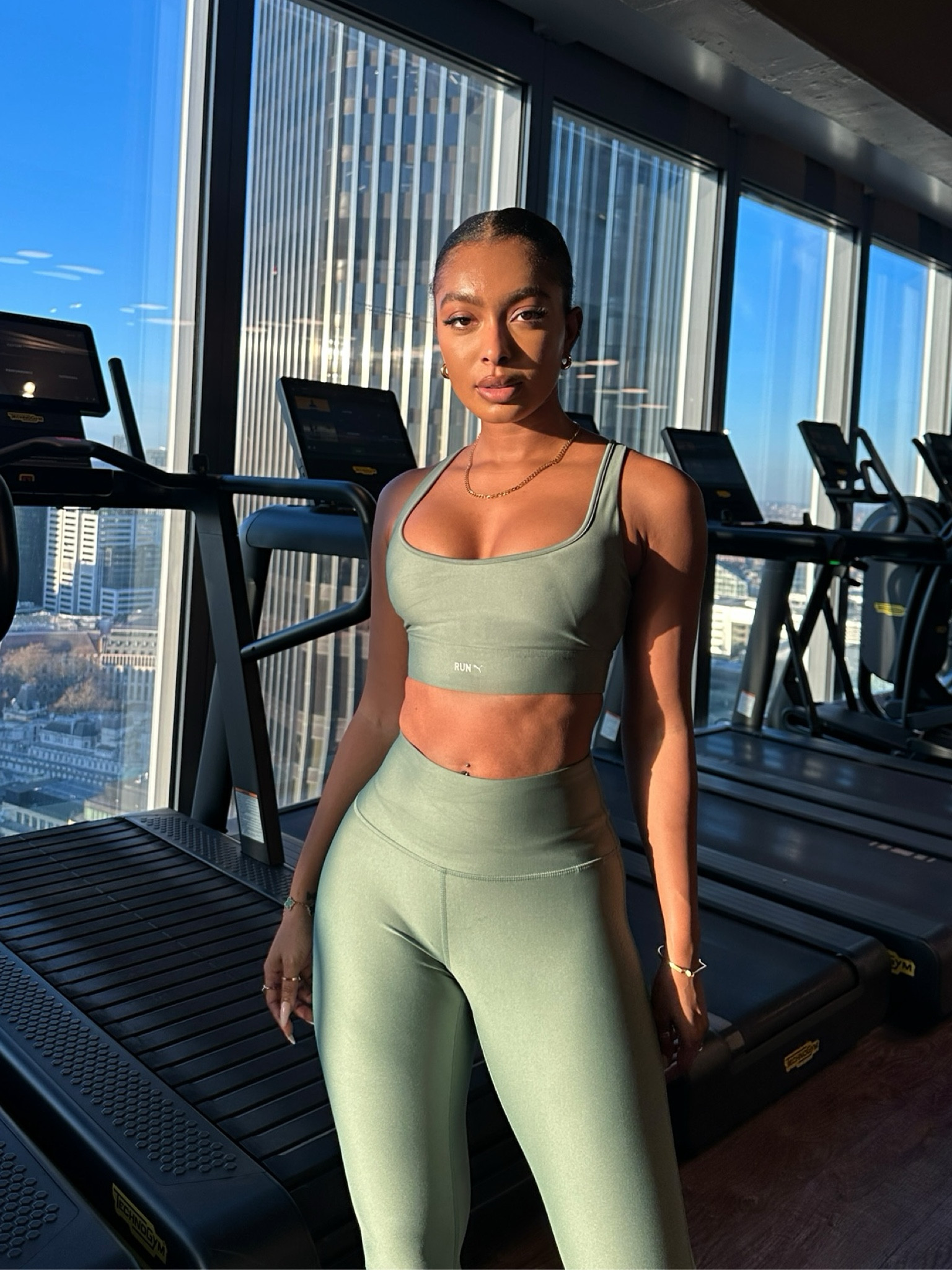 Green gym set, ASOS X Puma gym set, gym outfit, workout outfit inspo, green leggings, green sports bra, ASOS, Puma

#LTKeurope #LTKstyletip #LTKSeasonal