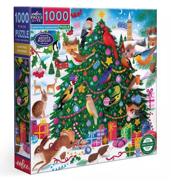 Christmas Songbirds - 1000 pc Puzzle | Janie and Jack