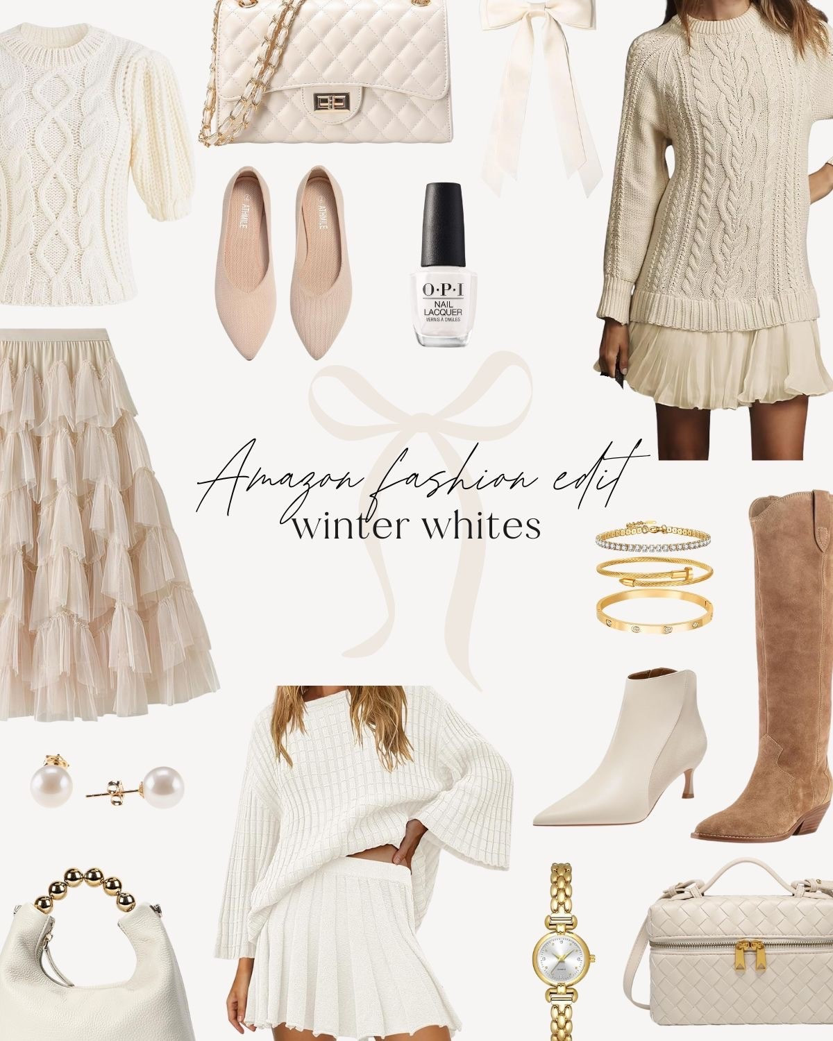 Amazon winter white outfit ideas 