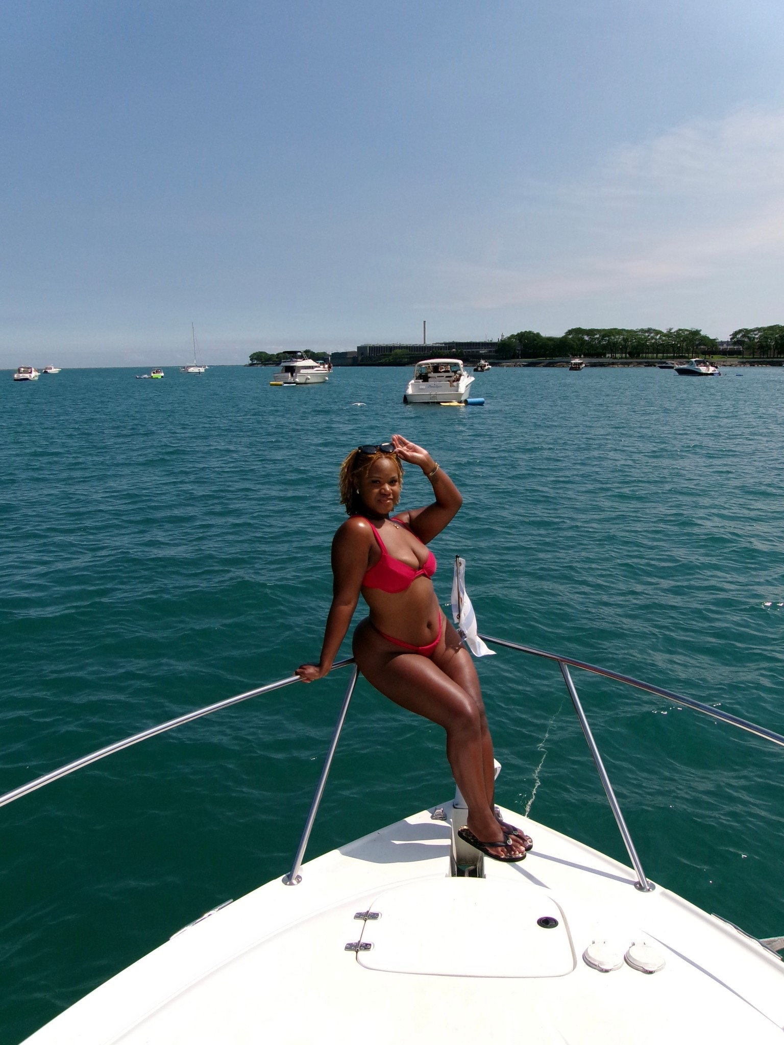 Wearing a L in top and XL in bottom! 

#LTKSwim #LTKMidsize