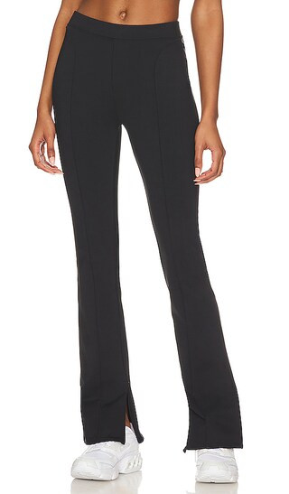 High Waist Zip It Flare Legging in Black | Revolve Clothing (Global)