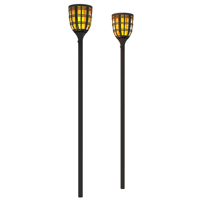 2pk LED Solar Torch Light - Techko Maid | Target