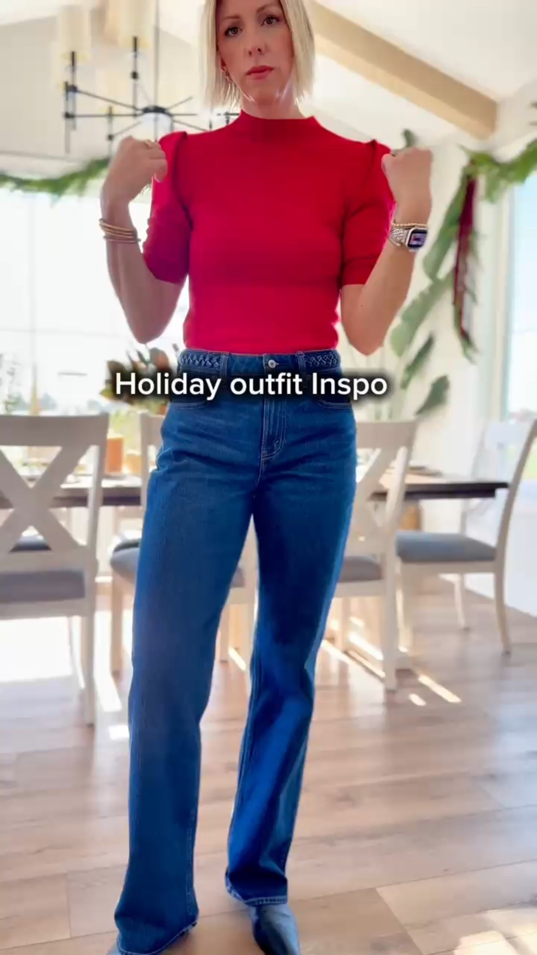 With all the holiday festivities coming up, here is a simple and cute outfit you can recreate!

#LTKootd #LTKHoliday #LTKSeasonal