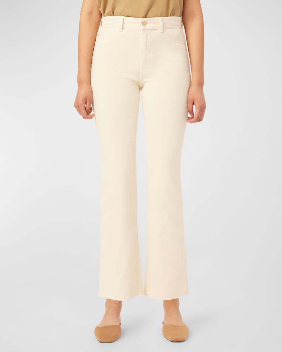 Bridget Bootcut High Rise Instasculpt Crop Jeans | Neiman Marcus