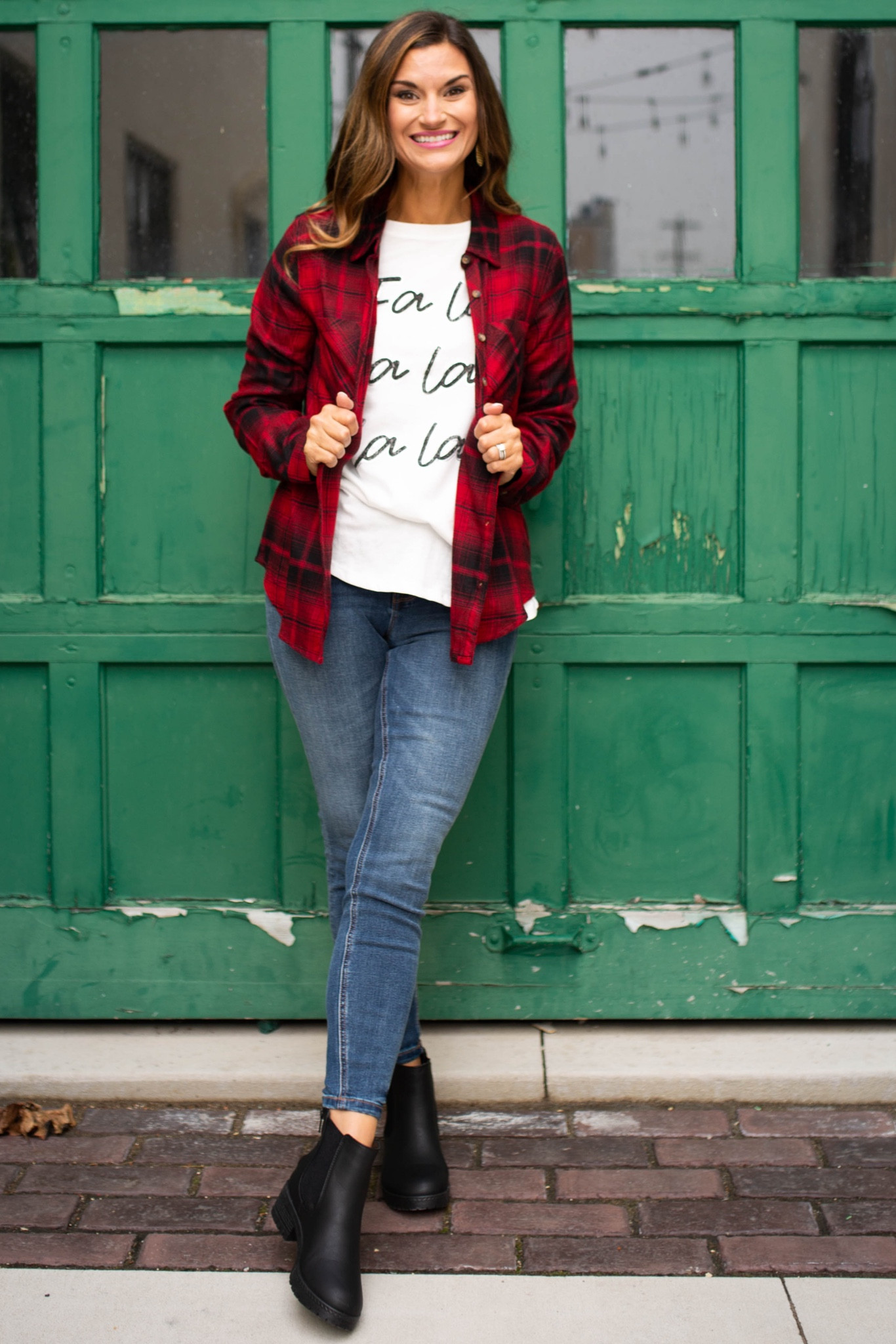 Great casual look for the holidays - Everything is true to size. Wearing a small  in each piece  

#LTKsalealert #LTKunder50 #LTKstyletip