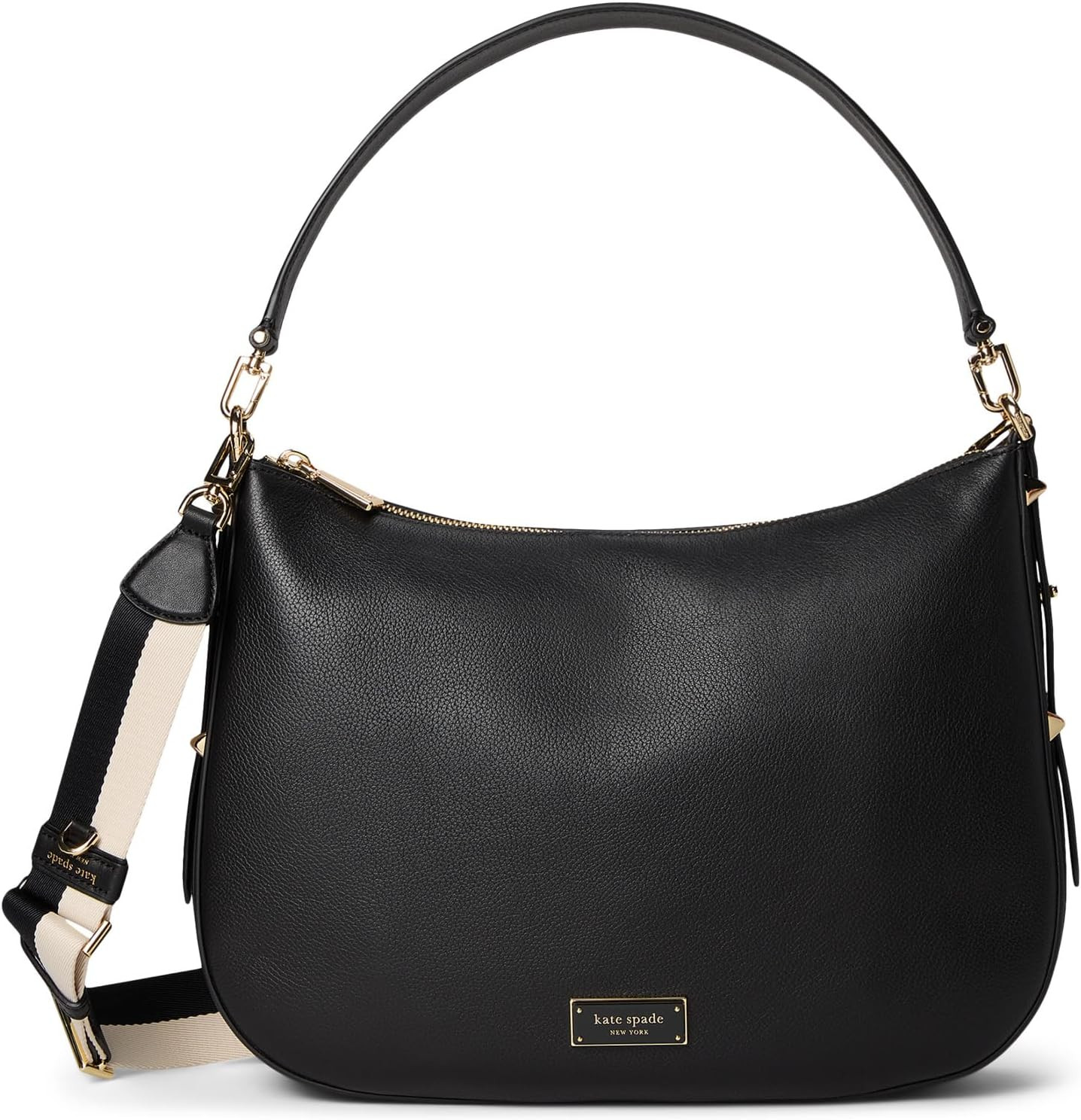 kate spade new york womens Liv Pebbled Leather Large Hobo | Amazon (US)