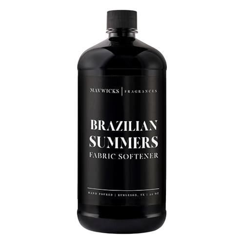 Mavwicks Fragrances - Luxury Scented Liquid Fabric Softener (Brazilian Summers) 32 Oz – Crafted with Clean Ingredients – Reduces Static, and Softens Clothes – Safe for All Fabrics and Skin | Amazon (US)