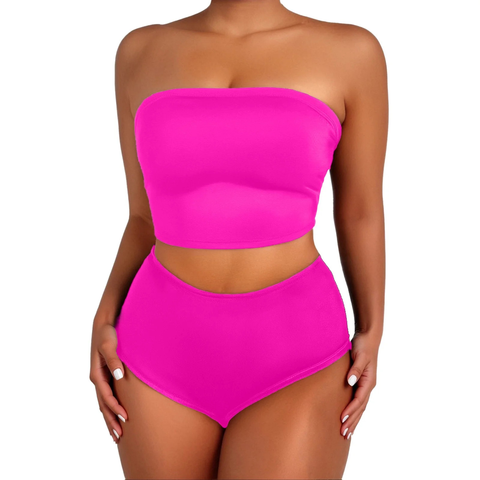 2024 Women Sexy Cute Split Bikini Swimsuit High Waisted Bikini Sexy Push Up Two Piece Beach Swimm... | Walmart (CA)
