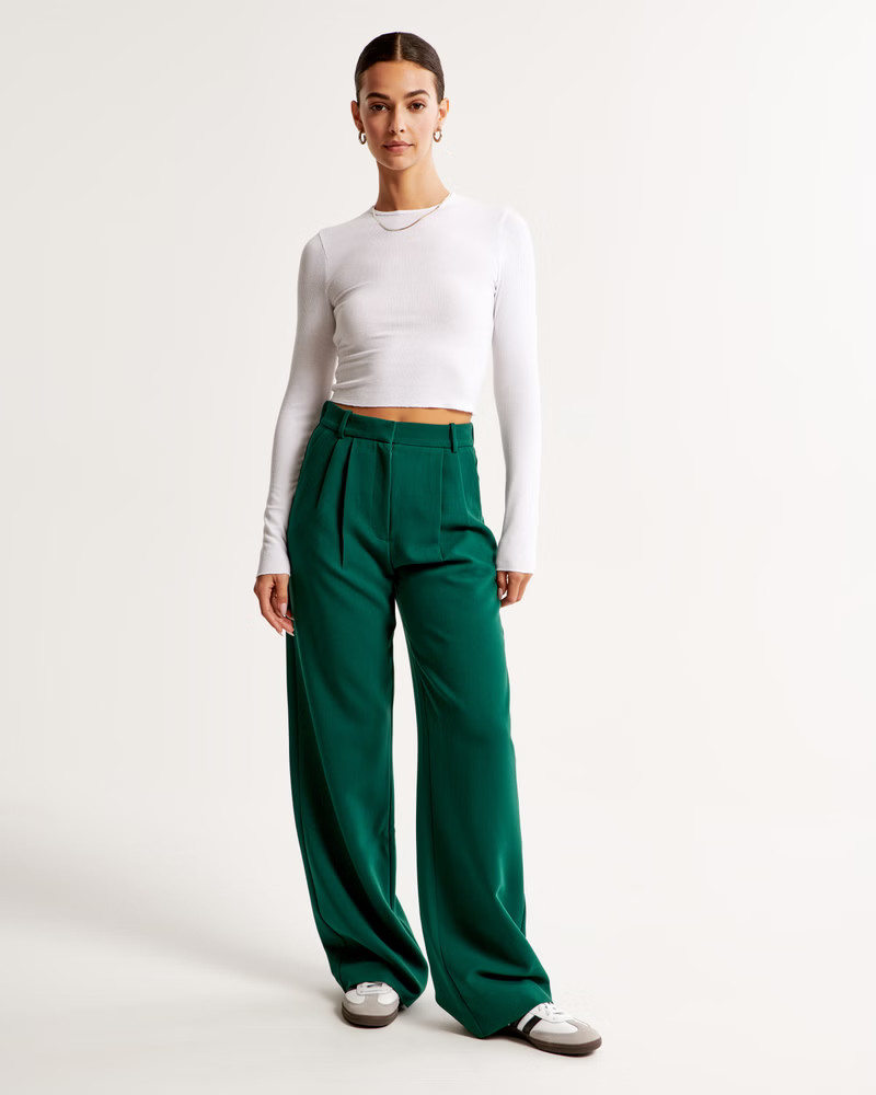 Women's A&F Sloane Tailored Pant | Women's | Abercrombie.com | Abercrombie & Fitch (US)