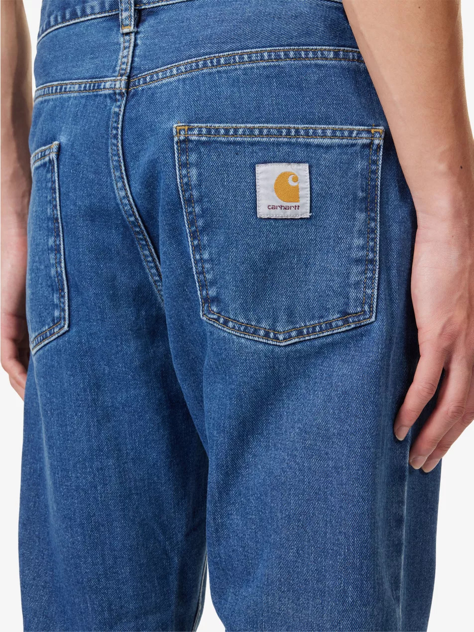 Newel tapered-leg mid-rise denim jeans | Selfridges