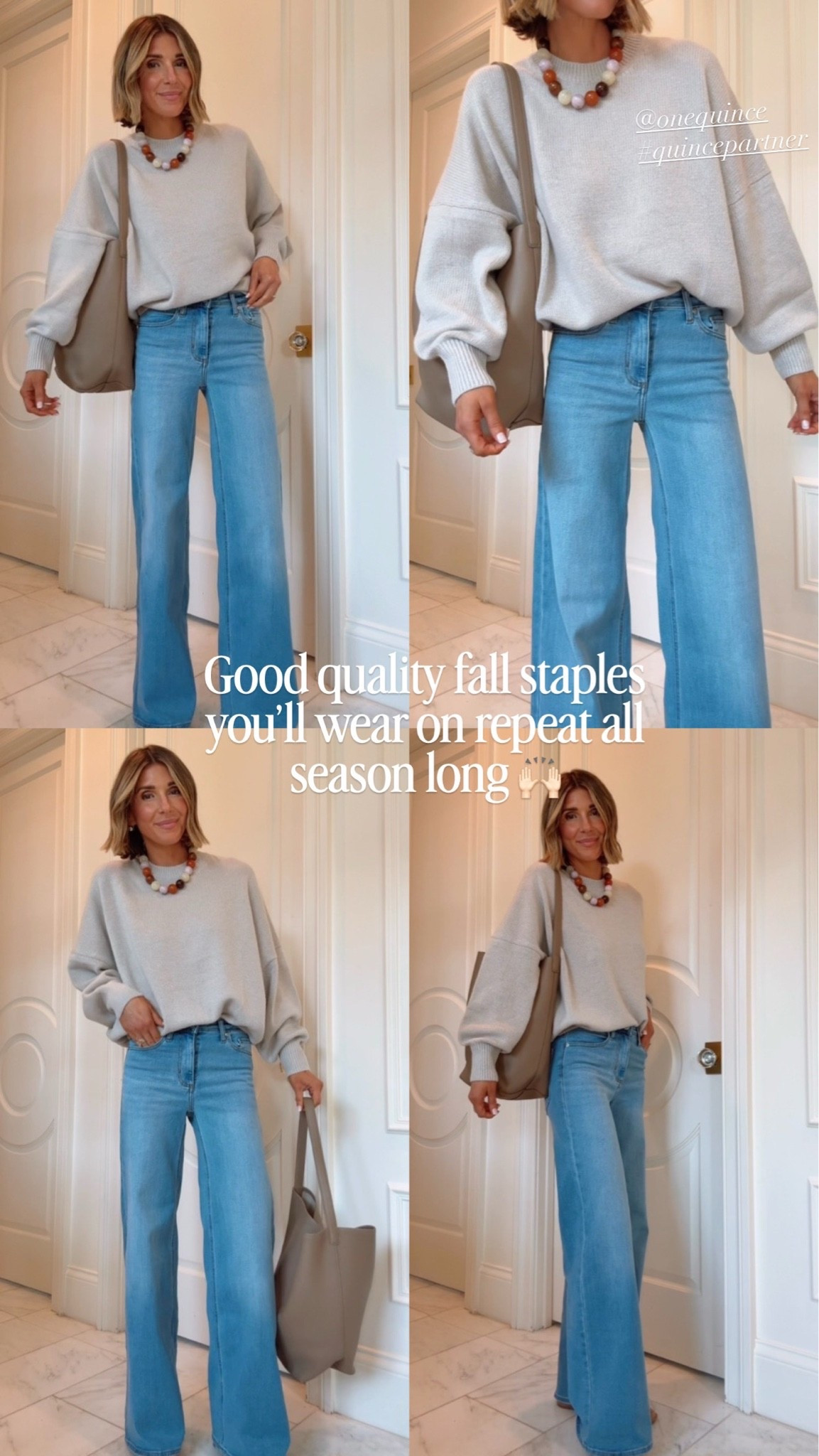the sweaters i would buy from quince for fall @Quince #quincepartner

Wearing size small in my sweater and jeans fit tts wearing size 25/2 and im 5'7 for reference