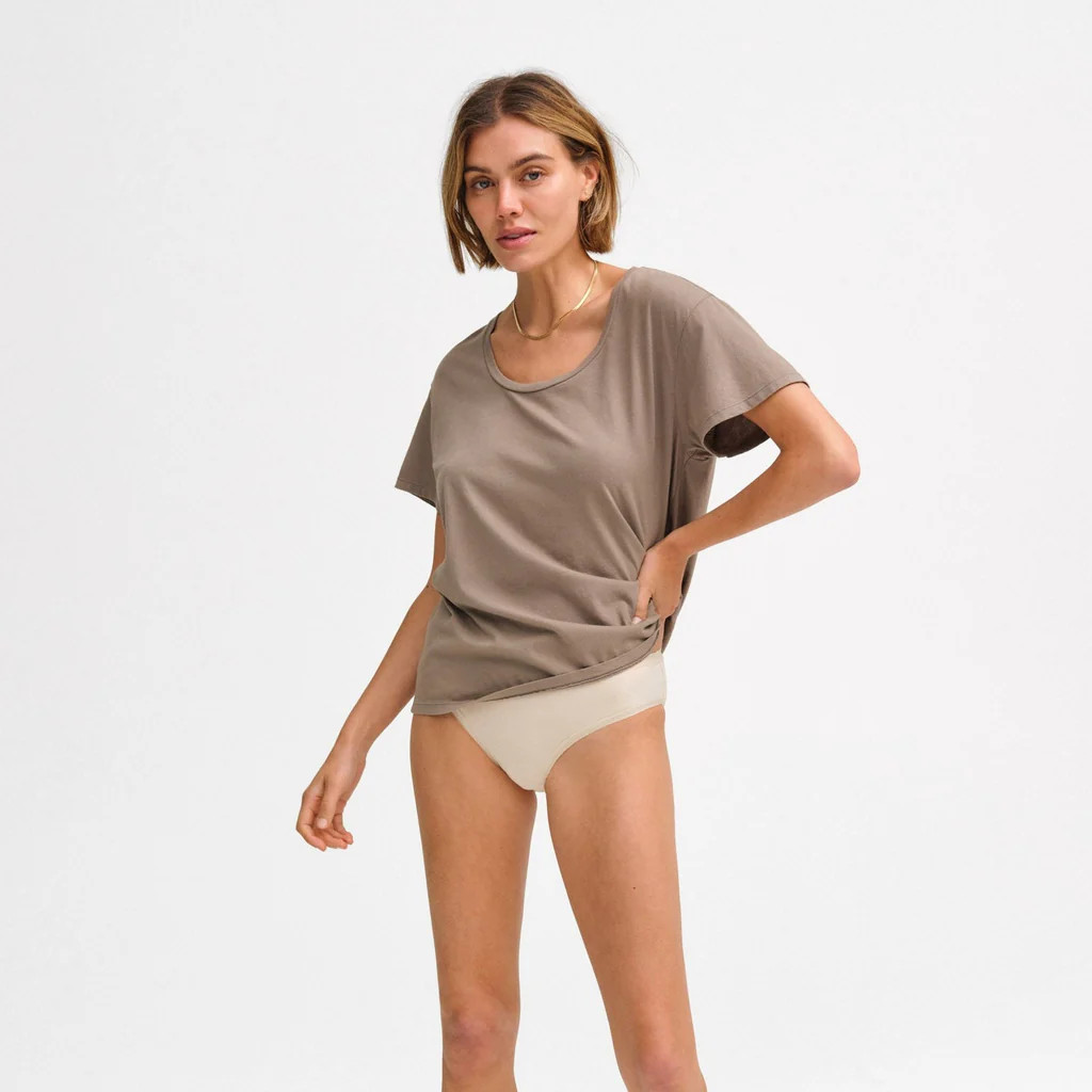 Organic Cotton Classic U-Neck Tee | MATE The Label