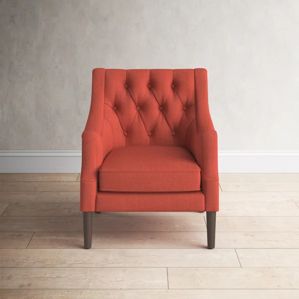 Anatonia 29.25'' Wide Tufted Wingback Chair | Wayfair North America
