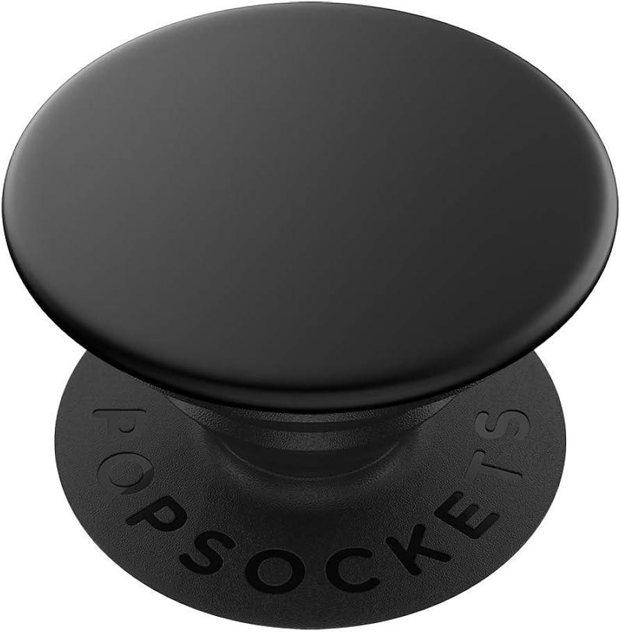 PopSockets Phone Grip with Expanding Kickstand, Aluminum Black | Amazon (US)