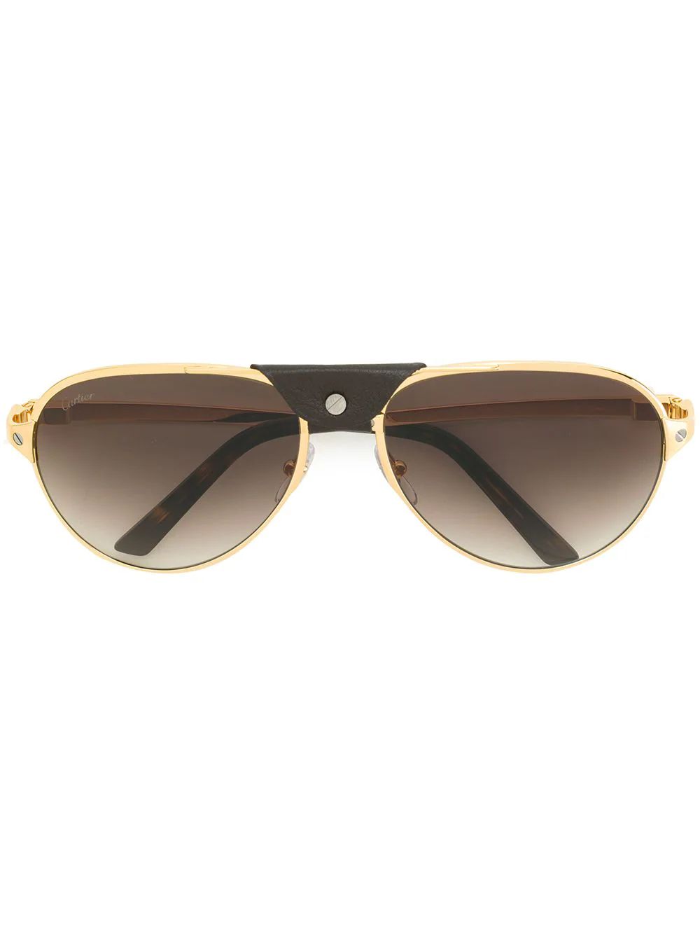 Cartier Santos de Cartier sunglasses - Metallic | FarFetch US