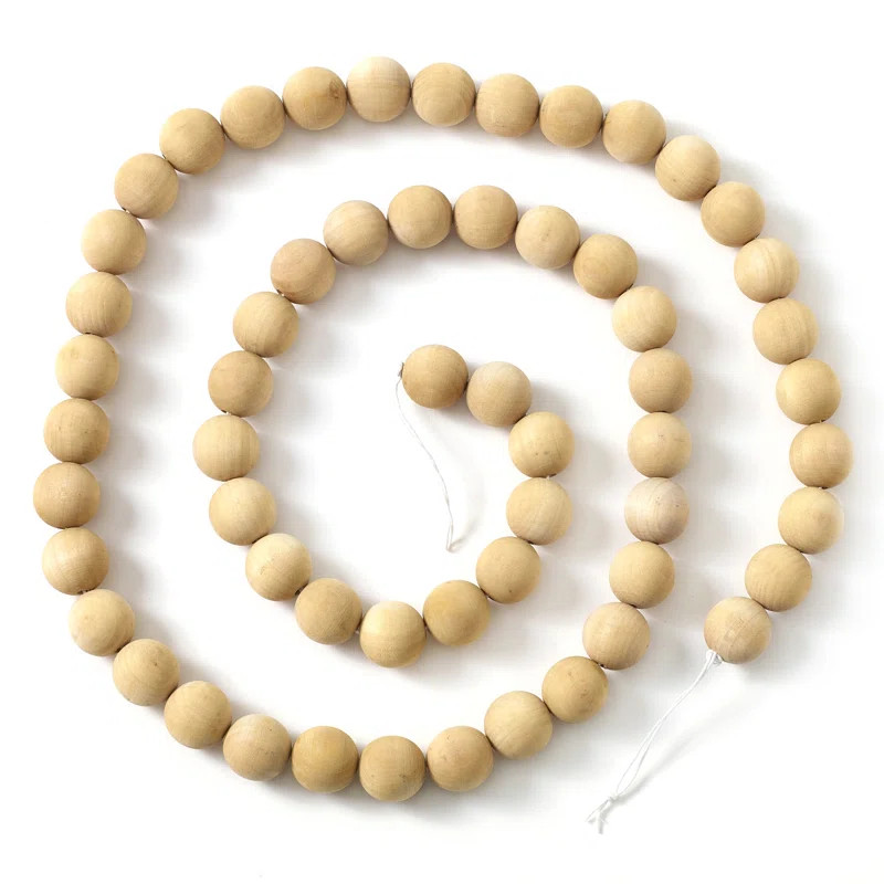 12' Brown Pom Pom Novelty Garland | Wayfair North America