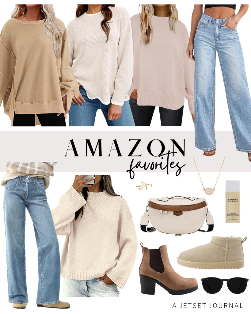 Are you looking for new outfit ideas? Here’s a list of my Amazon favorites to help you out.

I love the style of this pullover sweater with a scalloped hemline, which you can pair with light-wash jeans and DREAM PAIRS chunky heel ankle boots. Don't forget to apply Summer Fridays Mineral Milk Sunscreen to protect your skin while you run errands! 

 #LTKSeasonal #LTKSaleAlert #LTKTravel