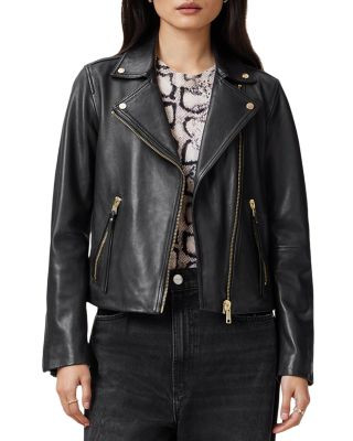 Dalby Slim Fit Leather Biker Jacket | Bloomingdale's (US)