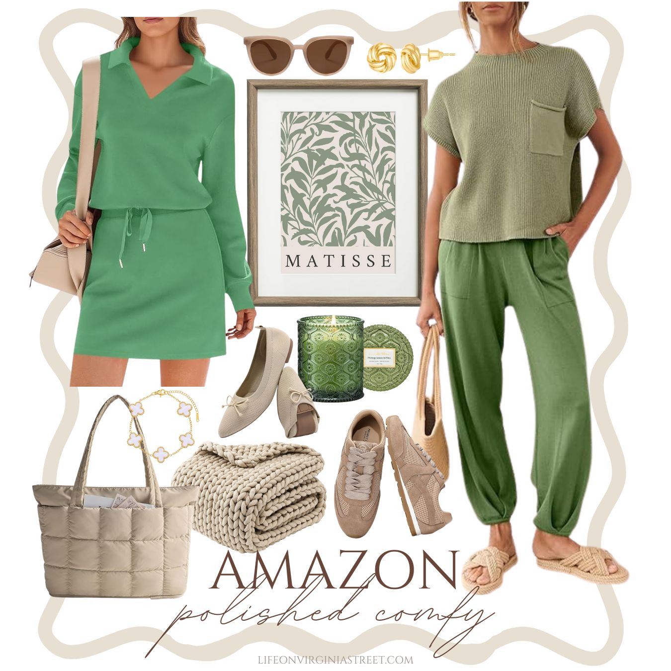 These chic and comfy outfit finds and cozy details for the home are perfect for giving your wardrobe and space an update! Transition from summer to fall with these cozy sets and chic accessories. #ltkhome #ltkseasonal #ltkover40 #ltktravel #ltkfindsunder50 #ltkfindsunder100 #ltkstyletip #ltksalealert #ltktravel 

 

#LTKSeasonal #LTKHome #LTKFindsUnder50