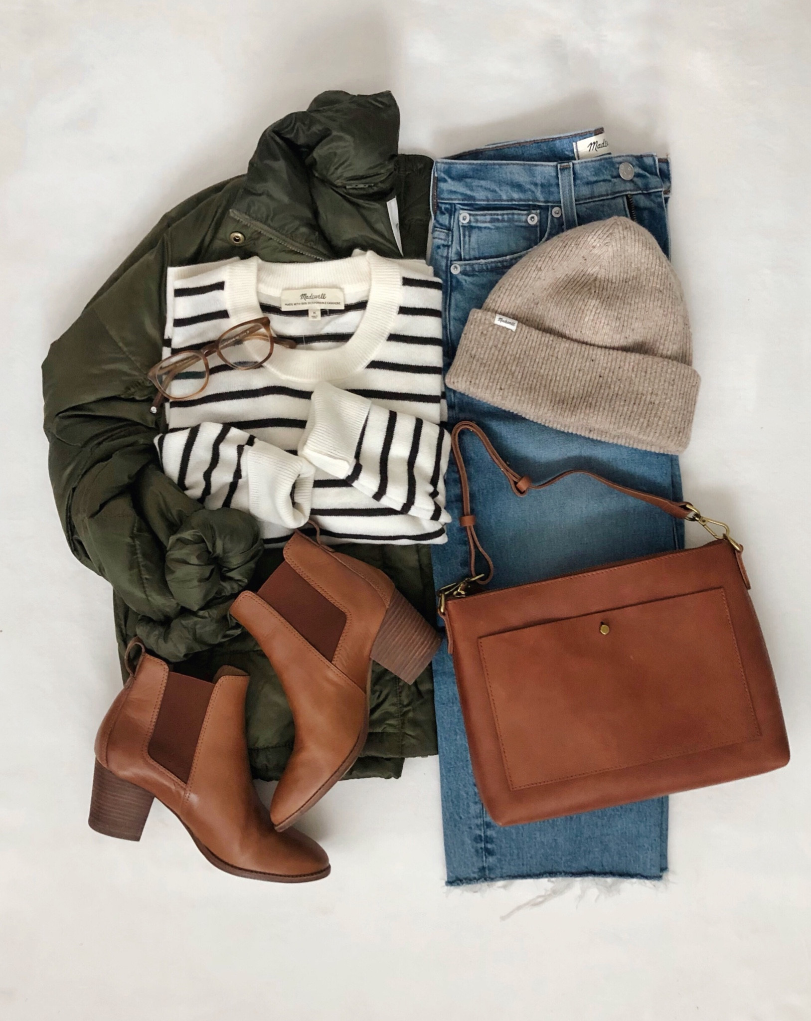 50% off site wide at Madewell! Small in jacket (this one is older, linked up a current similar style that’s also packable!), medium in sweater (runs small), jeans TTS.✨🥰

#LTKshoecrush #LTKCyberweek #LTKitbag
