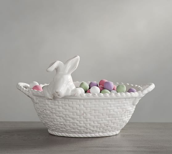 Bunny Basket Small Serve Bowl | Pottery Barn (US)